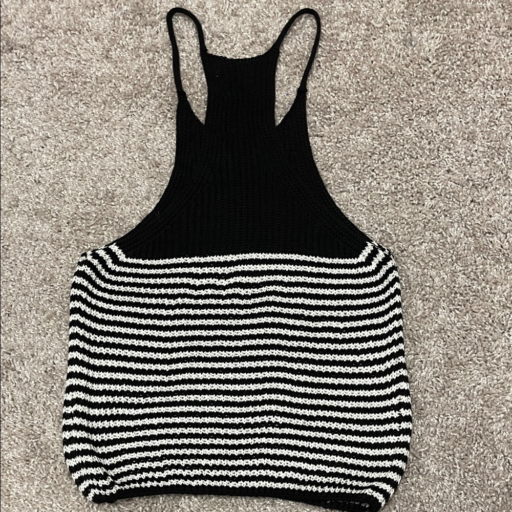 NWOT Love Tree Knit Razorback Top - Picture 3 of 4